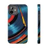 Retro Vinyl Record Phone Case – Front View