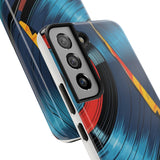 Retro Vinyl Record Phone Case – Front View