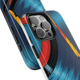 Retro Vinyl Record Phone Case – Front View