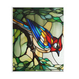 Stained Glass Bird Puzzle – 252 pieces assembled