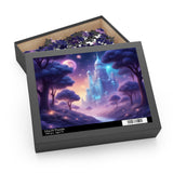 Enchanted Castle Puzzle | Dreamy Art Puzzle, Fantasy Decor, Family Game, Gift for Kids, Magical Home Decor