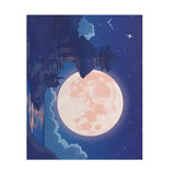Moonlit Retreat Puzzle - 120, 252, 500 Pieces, Night Sky Art Puzzle, Relaxing Gift, Home Decor, Family Fun Activity