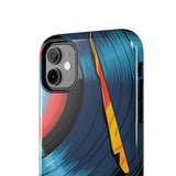 Retro Vinyl Record Phone Case – Front View