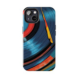 Retro Vinyl Record Phone Case – Front View