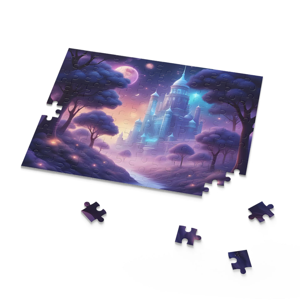 Enchanted Castle Puzzle | Dreamy Art Puzzle, Fantasy Decor, Family Game, Gift for Kids, Magical Home Decor