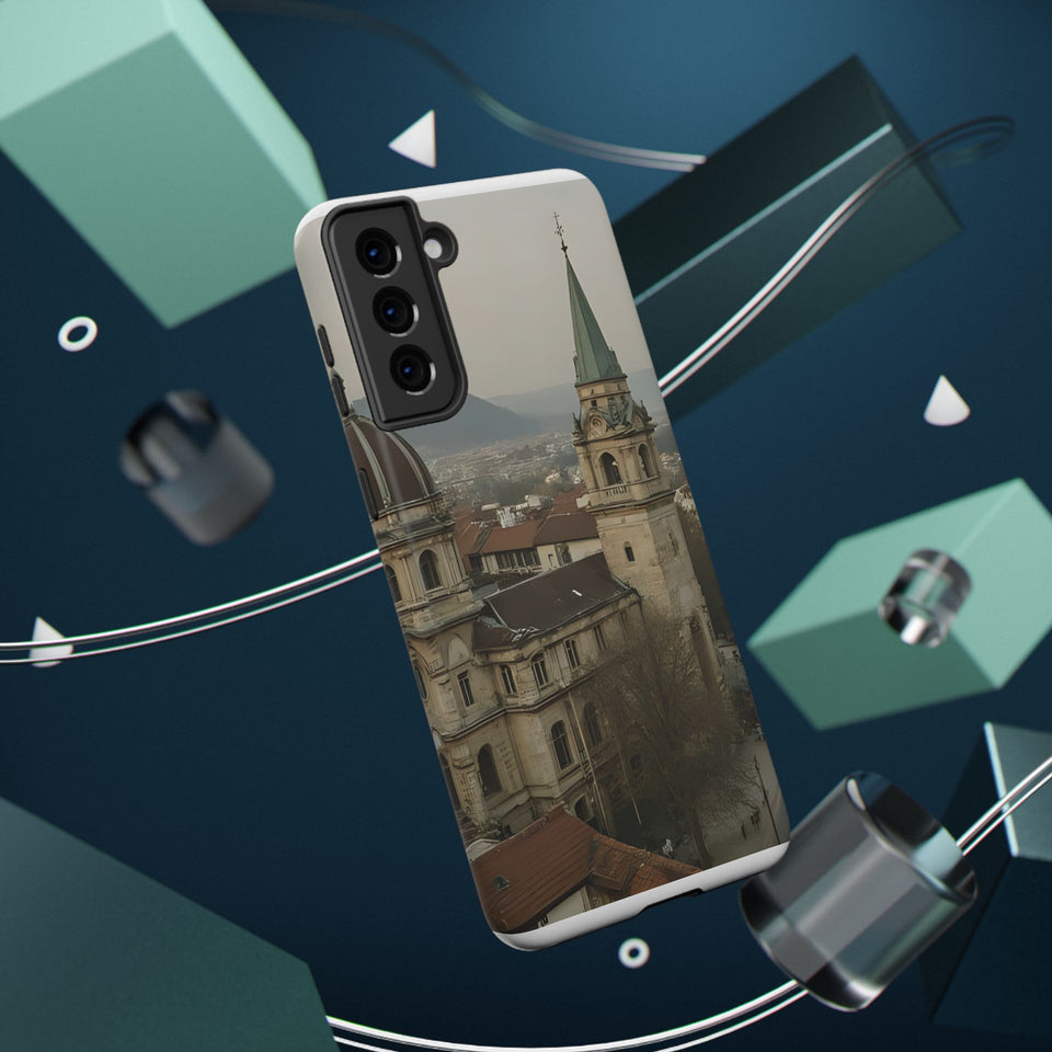 Stylish Impact-Resistant Phone Cases with Scenic Design, Durable Cell Covers, Perfect Gift for Travelers, Functional Phone Accessories