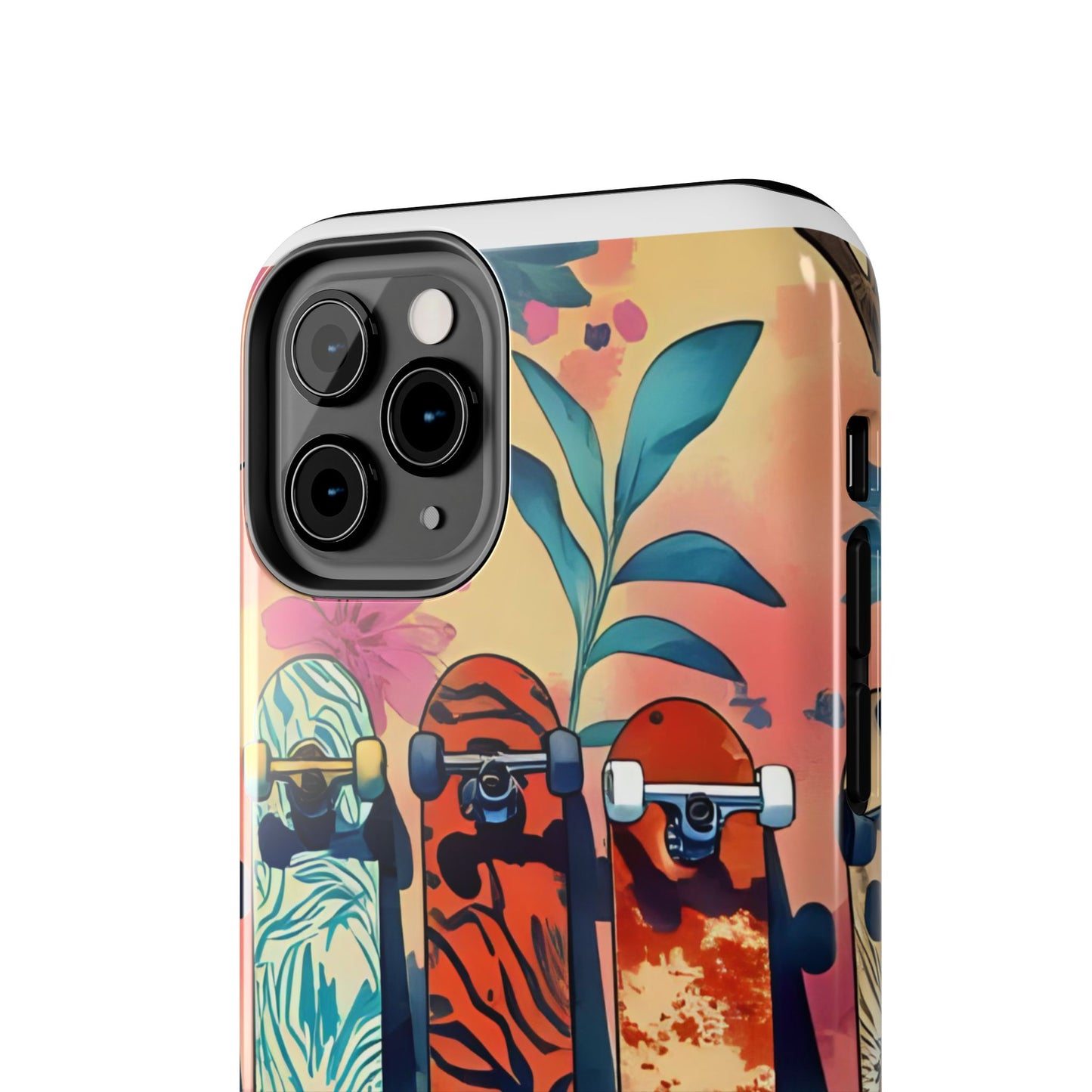 Skateboard Art Phone Cases | Tough Phone Covers for Skaters | Unique Gift for Skateboard Lovers, Trendy Protection, Custom Designs