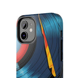 Retro Vinyl Record Phone Case – Front View