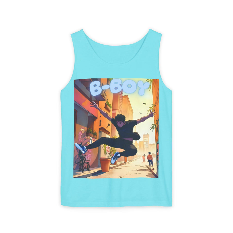 Urban Dance Vibes Tank Top - Perfect for Streetwear Style, B-Boy Culture, Summer Festivals, Dance Events, Active Lifestyle