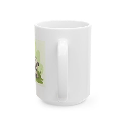 Cute Panda Ceramic Mug - Perfect Gift for Animal Lovers, Tea/ Coffee Cup for Home & Office, Fun Gift for Birthdays