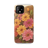 Floral Phone Case – protect your smartphone with style and durability, featuring a colorful flower design. This tough protective case safeguards your device from scratches, drops, and everyday wear while adding a vibrant, nature-inspired touch. Perfect for nature lovers, spring fashion enthusiasts, and anyone who wants to combine function with style.