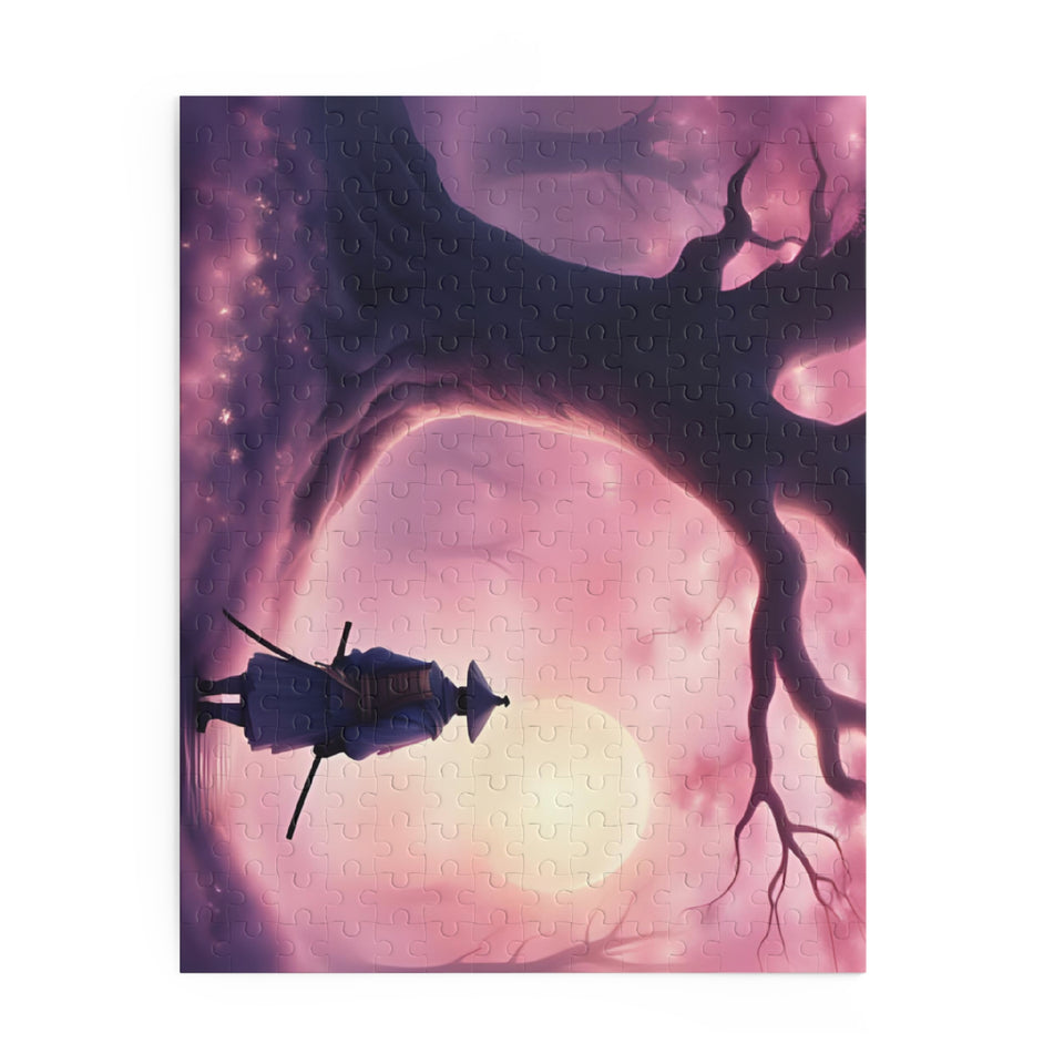 Mystical Samurai Puzzle - 120, 252, 500-Piece, Relaxation activity, Perfect gift for puzzle lovers, Meditative decor, Unique home [...]