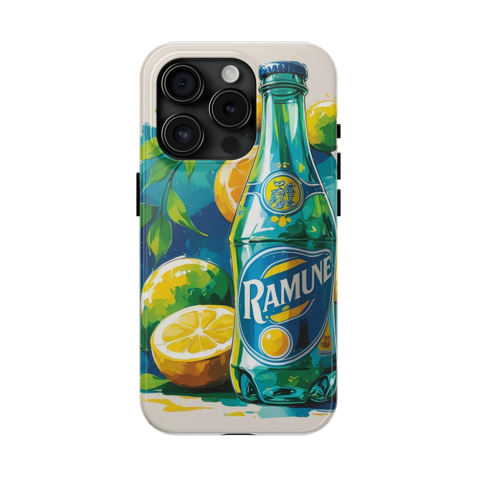 Tough Phone Case Vintage Ramune – Front View