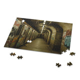 derelict train Puzzle - 120, 252, 500-Piece Jigsaw for Art Lovers, Wall Decor, Unique Gift Idea, Fun Activity, Home Decor