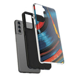 Retro Vinyl Record Phone Case – Front View