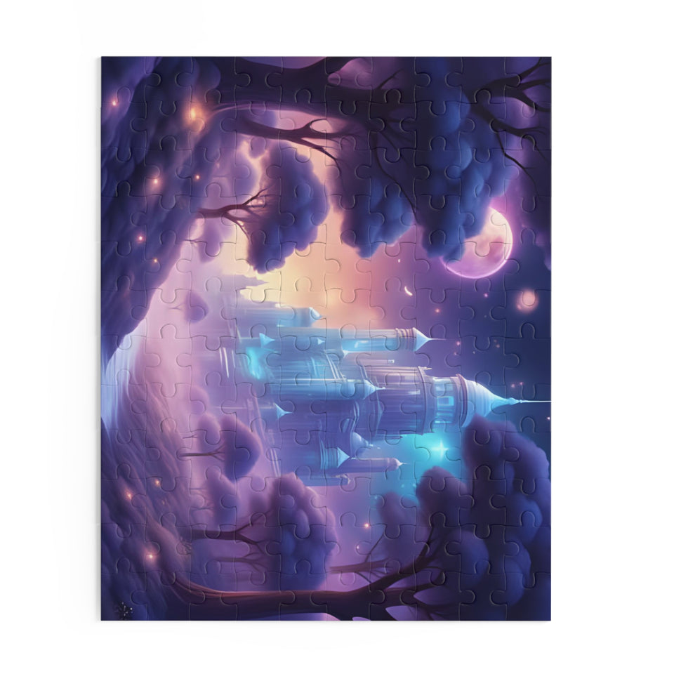 Enchanted Castle Puzzle | Dreamy Art Puzzle, Fantasy Decor, Family Game, Gift for Kids, Magical Home Decor