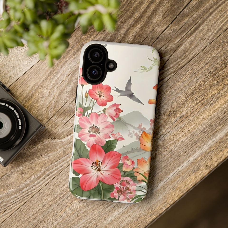 Floral Phone Case tough cover back design