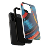 Retro Vinyl Record Phone Case – Front View