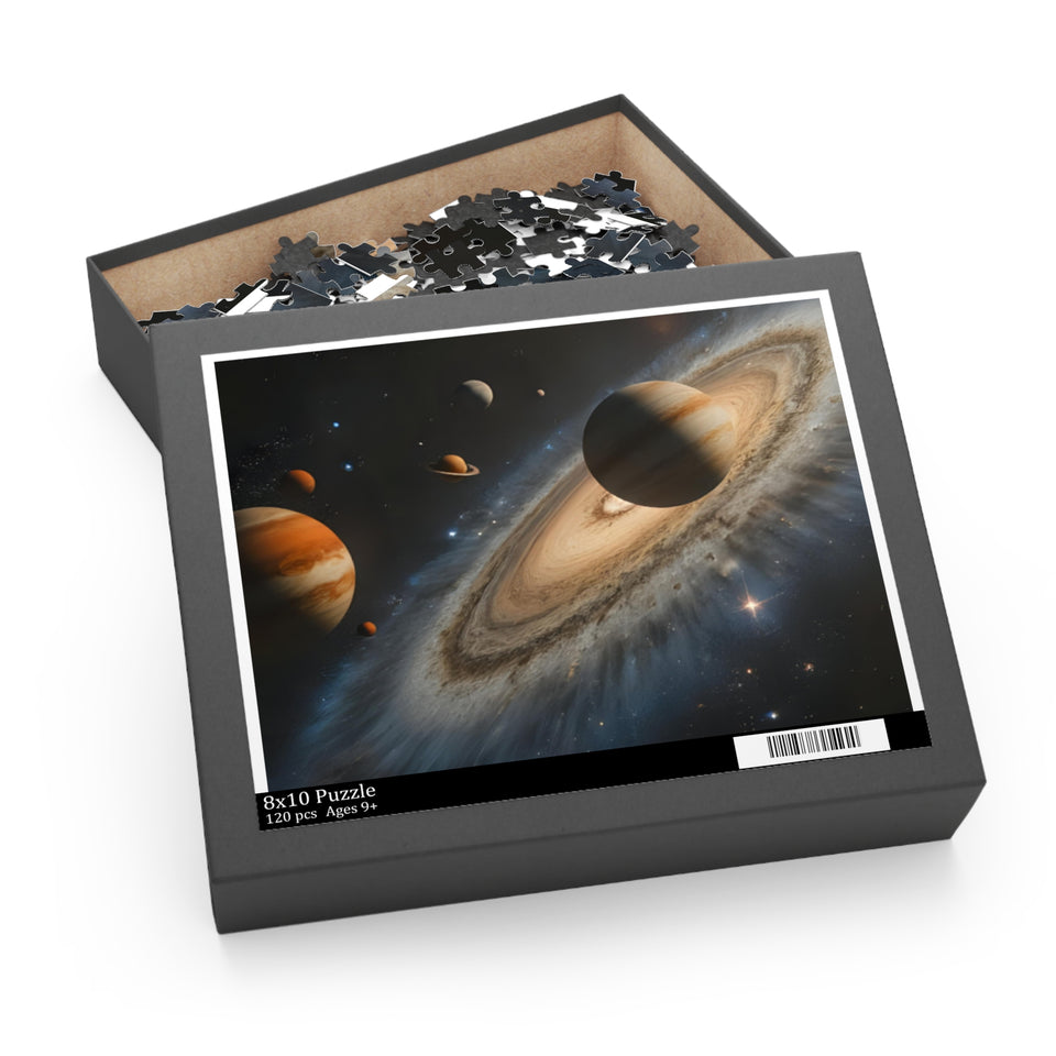 Cosmic Space Puzzle - 120,252,500-Piece Jigsaw Game for Space Lovers, Family Fun Night