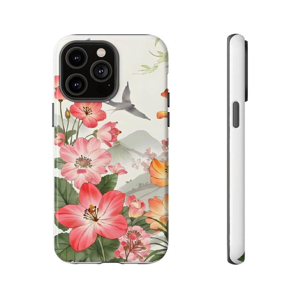 Floral Phone Case tough cover back design