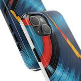 Retro Vinyl Record Phone Case – Front View