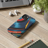 Retro Vinyl Record Phone Case – Front View
