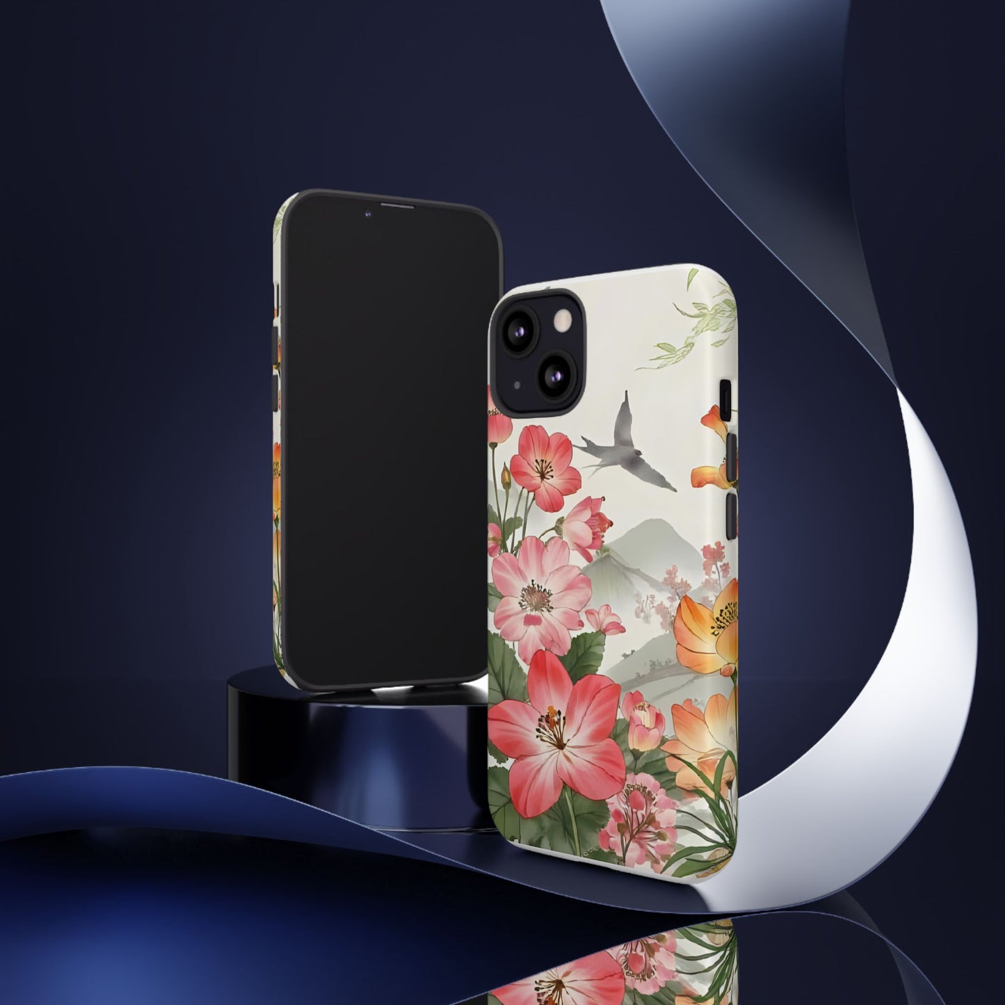 Floral Phone Case, Tough Cases, Smartphone Accessories, Gift for Her, Nature Lover's Present, Floral Design, Spring Style