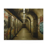 derelict train Puzzle - 120, 252, 500-Piece Jigsaw for Art Lovers, Wall Decor, Unique Gift Idea, Fun Activity, Home Decor