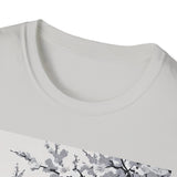 Sakura Samurai Unisex T-Shirt | Eco-Friendly Softstyle Tee, Anime Lover Gift, Casual Wear, Spring Fashion, Unique Art T-Shirt