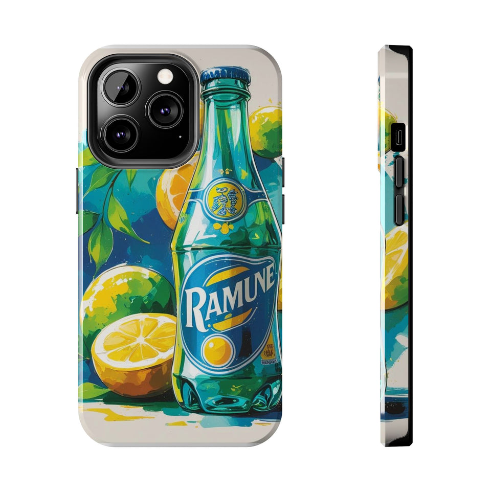 Tough Phone Case Vintage Ramune – Front View
