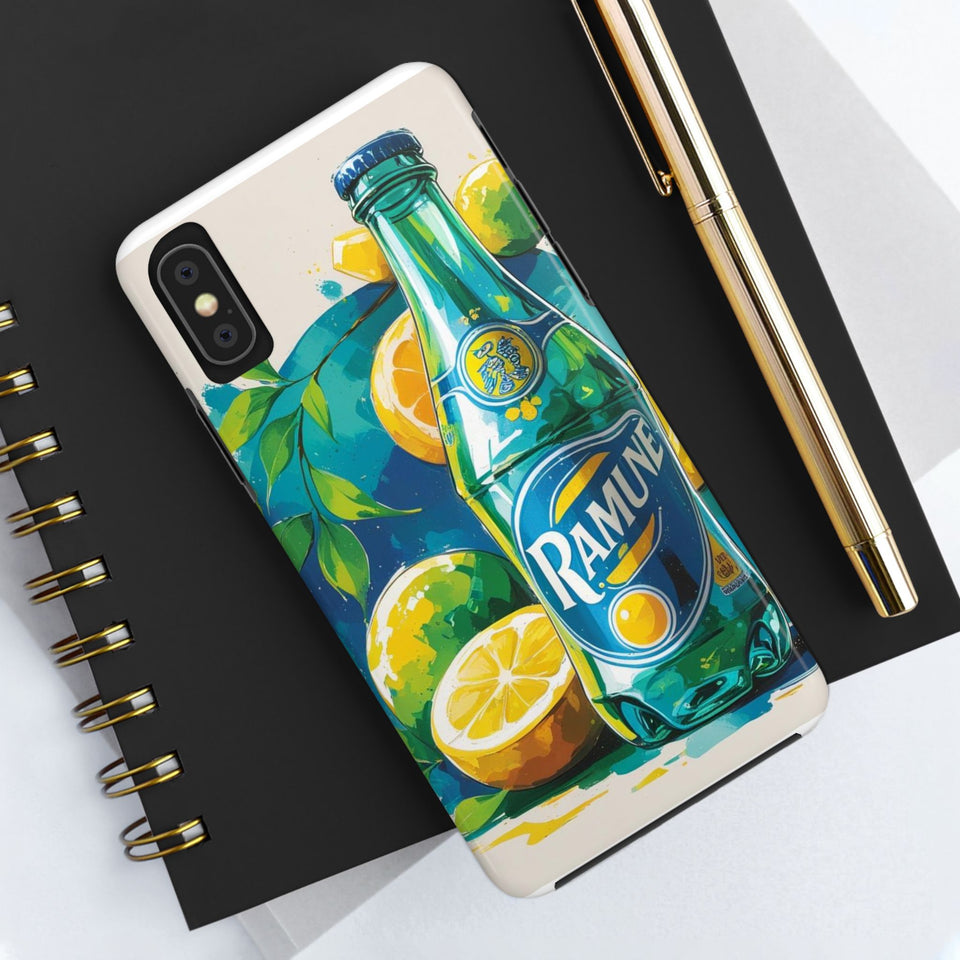 Tough Phone Case Vintage Ramune – Front View