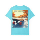 Skateboard Graphic Tee, Unisex Casual Wear, Stay Wild Shirt, Perfect for Skaters and Nature Lovers, Vintage Style T-Shirt