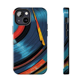Retro Vinyl Record Phone Case – Front View