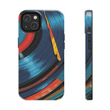 Retro Vinyl Record Phone Case – Front View