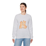 Adorable Cat Lovers Unisex Sweatshirt, Cozy Graphic Sweater for Cat Owners, Perfect for Casual Wear, Gift for Cat Lovers, Cute Animal [...]