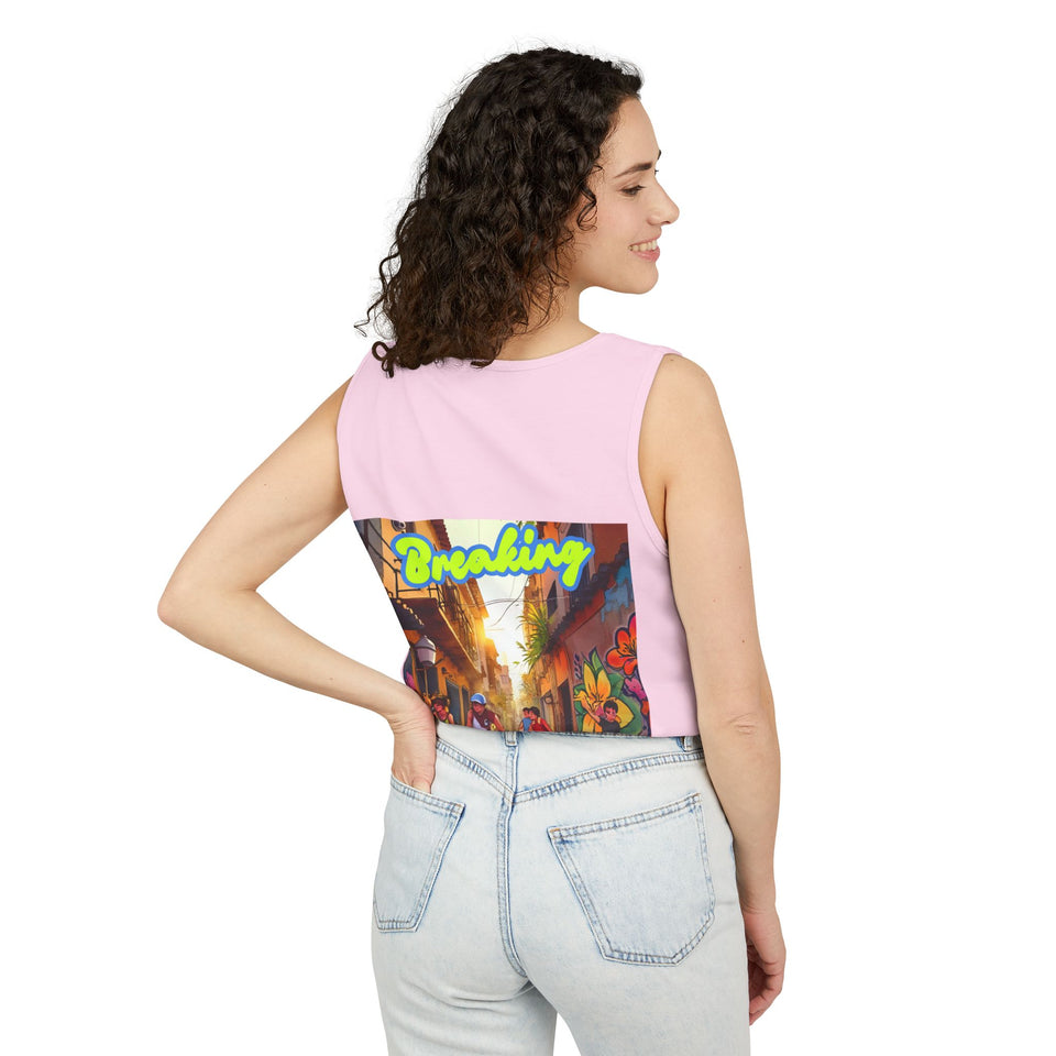 Urban Dance Vibes Tank Top - Perfect for Streetwear Style, B-Boy Culture, Summer Festivals, Dance Events, Active Lifestyle