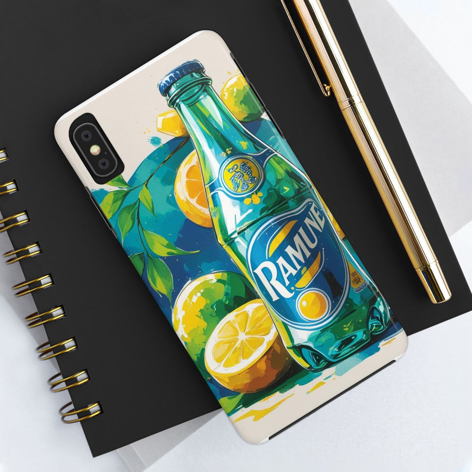 Tough Phone Case Vintage Ramune – Front View