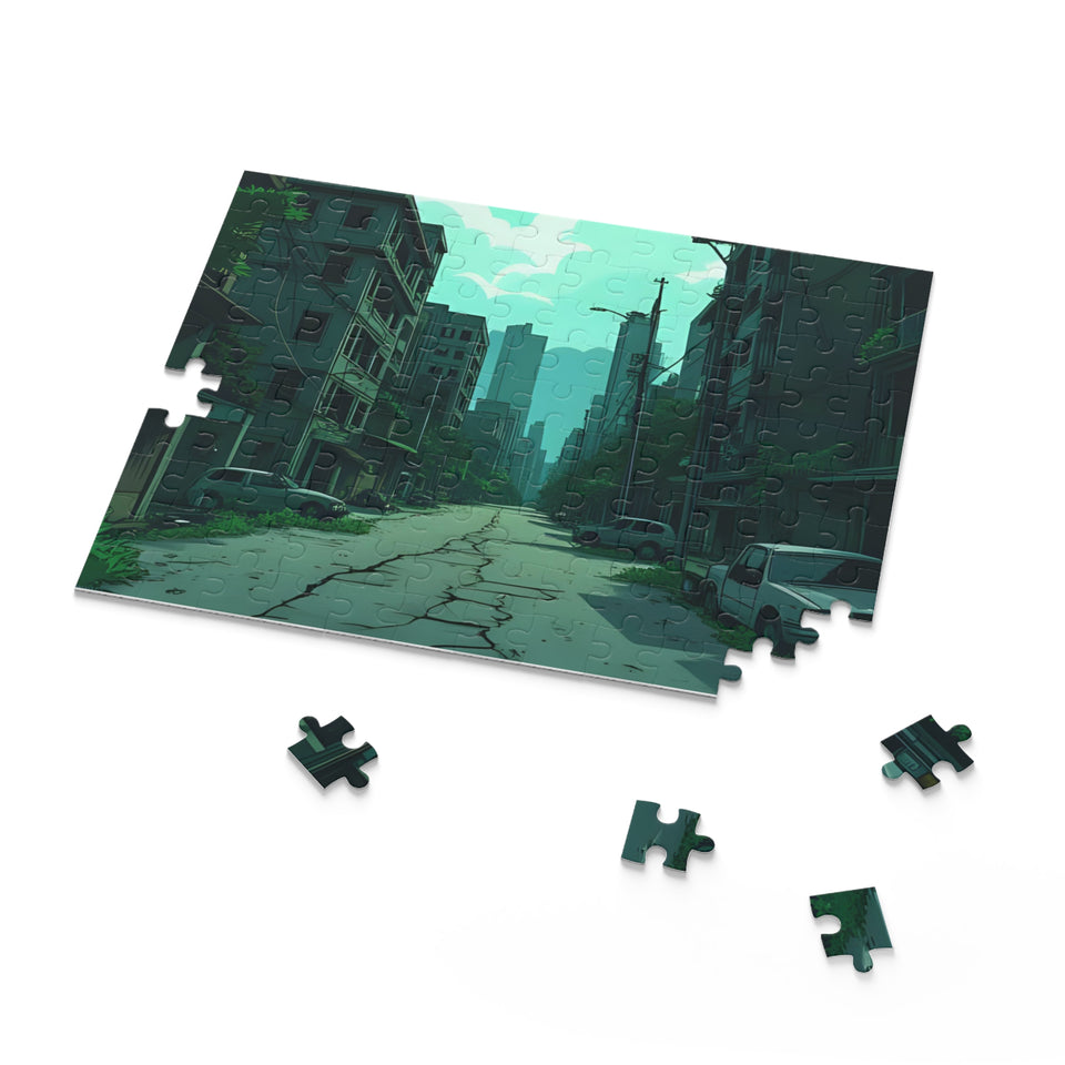 Desolation Puzzle - 120/252/500-Piece Jigsaw, Nostalgic Decor, Gift for Puzzle Lovers, Relaxing Activity, Home Decor