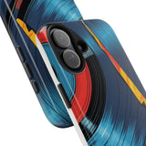 Retro Vinyl Record Phone Case – Front View