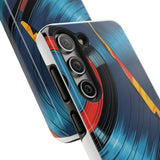 Retro Vinyl Record Phone Case – Front View