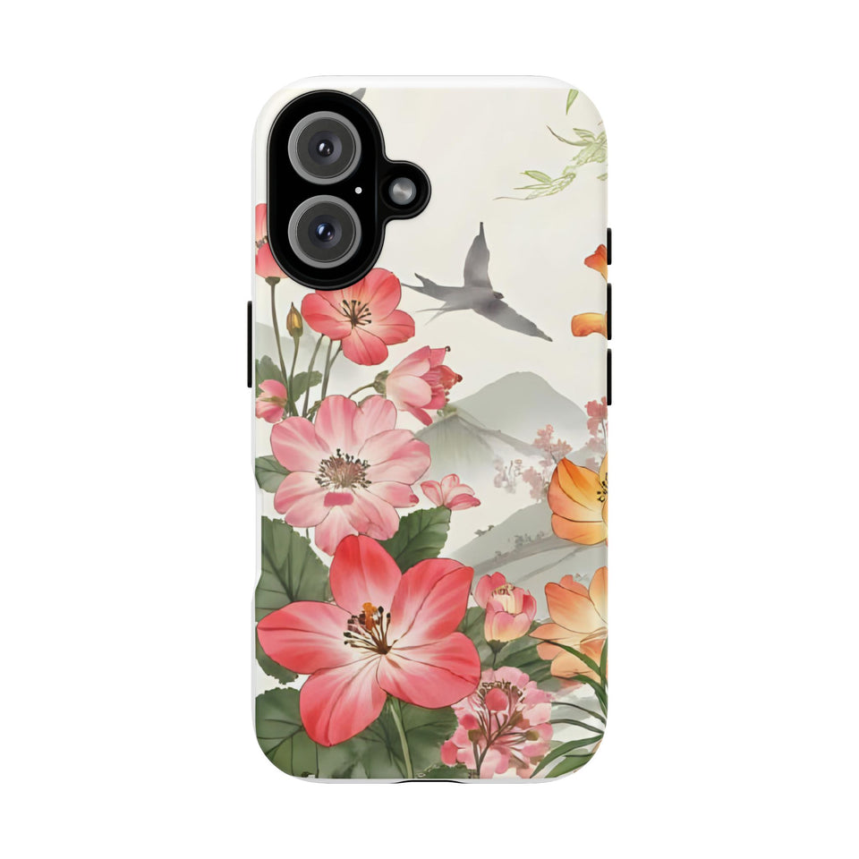 Floral Phone Case tough cover back design