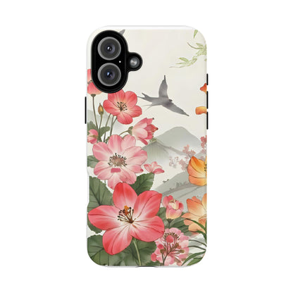 Floral Phone Case, Tough Cases, Smartphone Accessories, Gift for Her, Nature Lover's Present, Floral Design, Spring Style