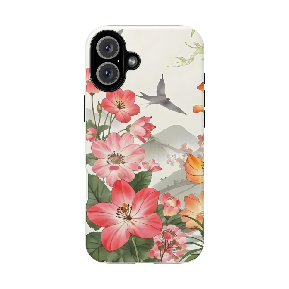 Floral Phone Case tough cover back design