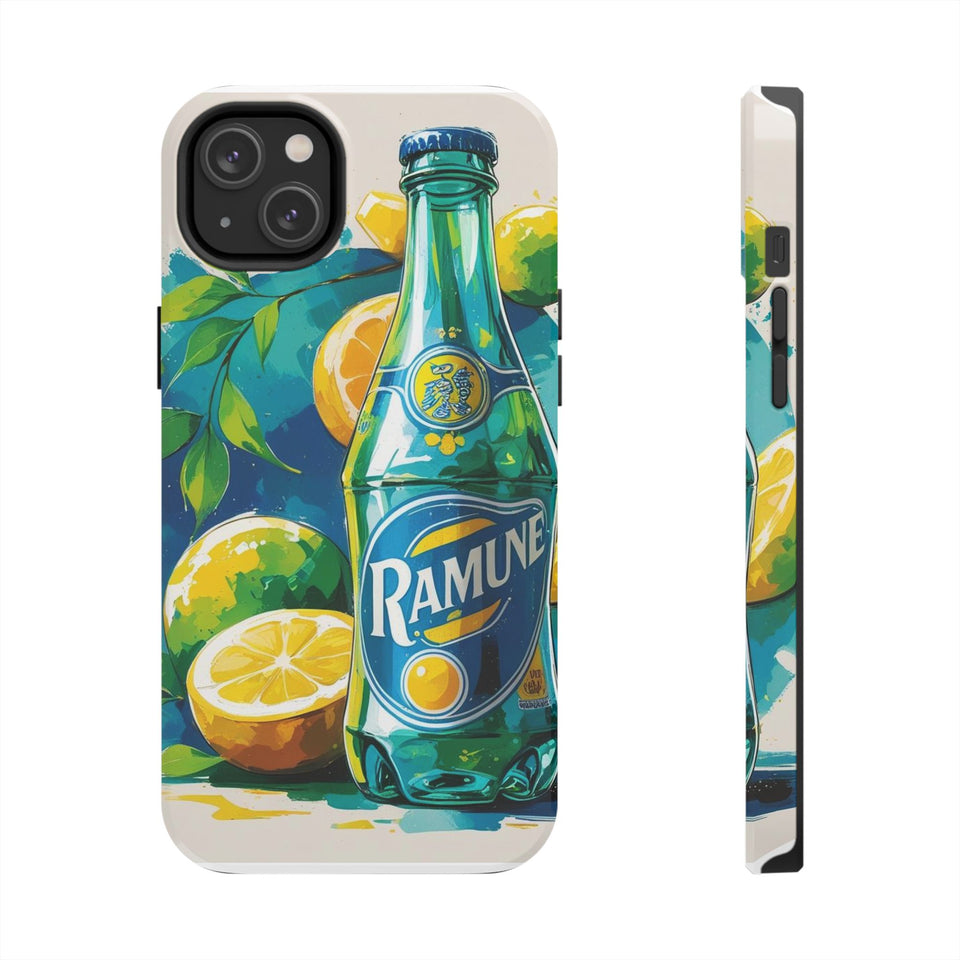 Tough Phone Case Vintage Ramune – Front View