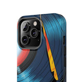Retro Vinyl Record Phone Case – Front View