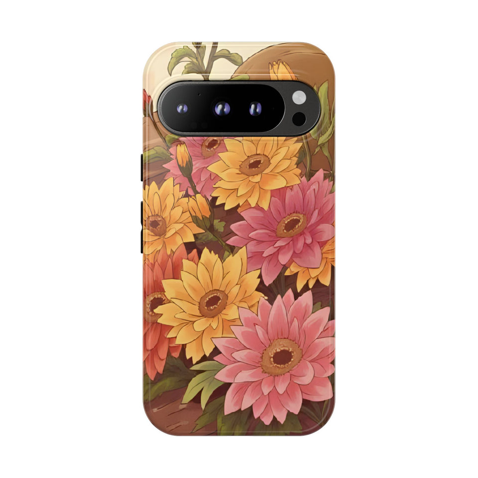 Floral Phone Case – protect your smartphone with style and durability, featuring a colorful flower design. This tough protective case safeguards your device from scratches, drops, and everyday wear while adding a vibrant, nature-inspired touch. Perfect for nature lovers, spring fashion enthusiasts, and anyone who wants to combine function with style.