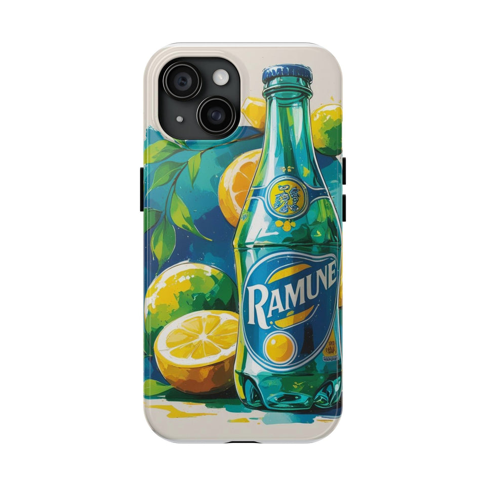 Tough Phone Case Vintage Ramune – Front View