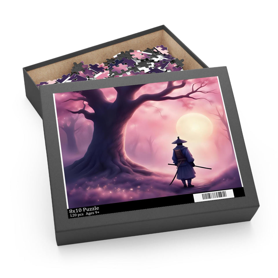 Mystical Samurai Puzzle - 120, 252, 500-Piece, Relaxation activity, Perfect gift for puzzle lovers, Meditative decor, Unique home [...]