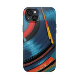 Retro Vinyl Record Phone Case – Front View