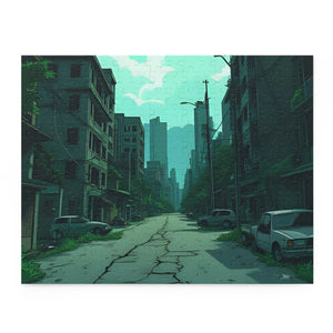 Desolation Puzzle - 120/252/500-Piece Jigsaw, Nostalgic Decor, Gift for Puzzle Lovers, Relaxing Activity, Home Decor